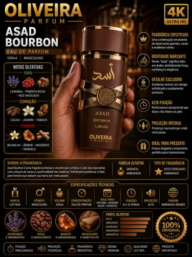 Perfume Asad bourbon Original 