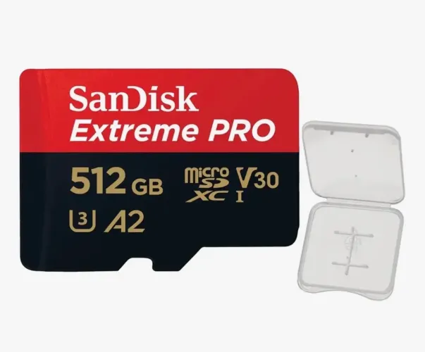 Cartão de Memória SanDisk Extreme PRO 512GB - Praticamente Novo