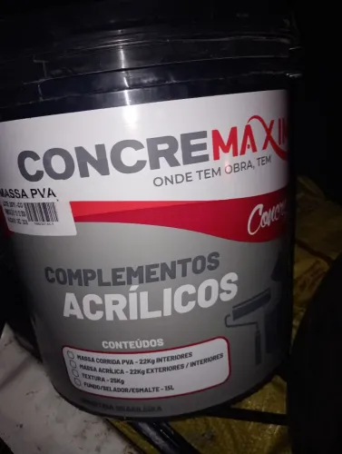 Massa corrida 25kg 50R$