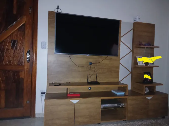 Painel mais rack com Led