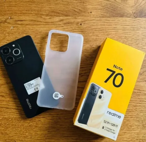 Telefone - Note 70 Linha Realme Novo Preto - 256/4 o topp consulte disponibilidade