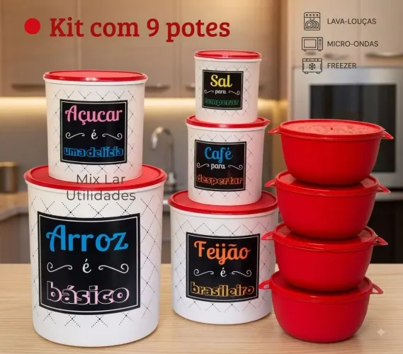 Kit potes de cozinha