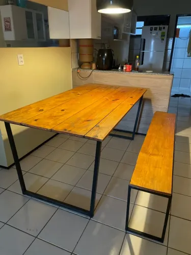 Mesa rústica