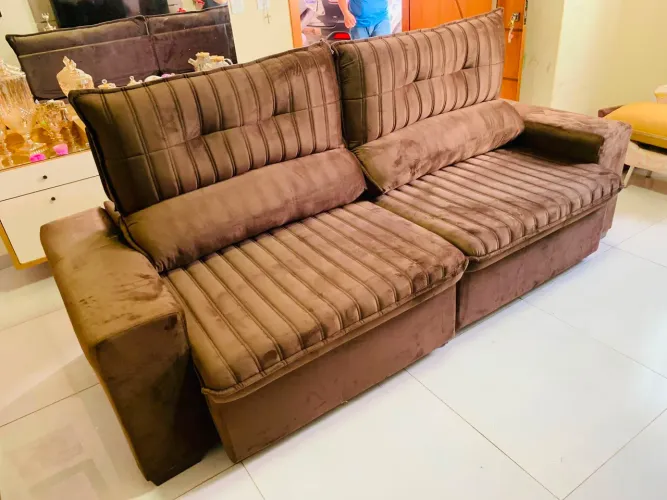 SOFA RETRÁTIL E RECLINÁVEL GRANDE