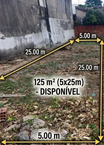 Terreno 125m² - Desmembrado - Pq. Maria de Lourdes - Hortolândia-SP