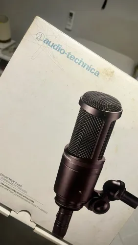 Microfone Audio-Technica AT2020 Microfone condensador cardioide