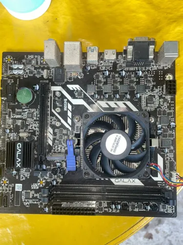 Placa mãe b450m galax e processador atlhon 3000g