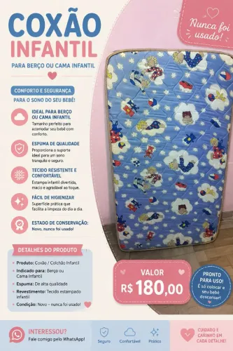 Colchão infantil 