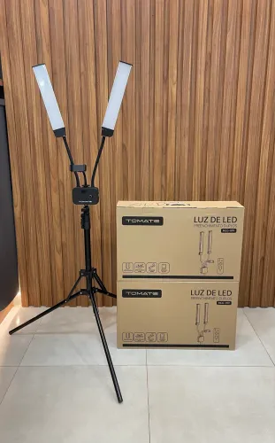 Kit Luz De Led Tomate Original Braço Duplo Bolsa C/ Nota Nfe