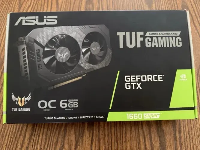 Placa de Vídeo Asus GTX 1660 Super TUF Gaming Oc Geforce 6GB