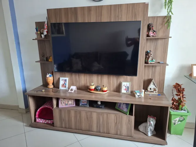 Home theater estante super nova sem defeitos 2 metros de largura pode vim ver