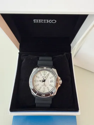 Relógio Seiko Prospex Automático Branco 43mm SRPE37