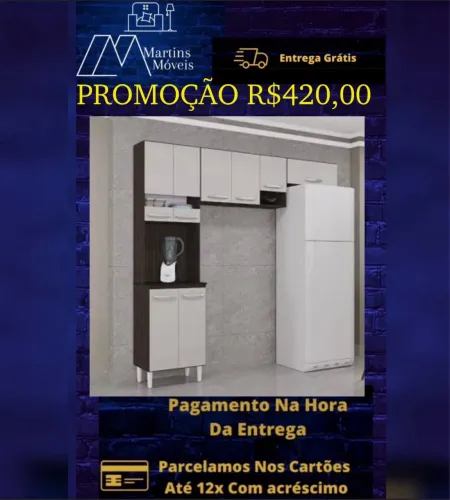 GRANDE PROMOÇÃO COZINHA ISADORA EM L ENTREGA GRATIS ACEITA CARTÃO