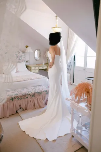 VENDO Vestido de Noiva Chic Bridals - Coleção Gracefully Chic - Tam 6 (38/40)