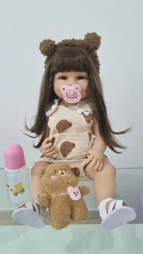 Bebê Reborn toda em silicone PROMOÇÃO