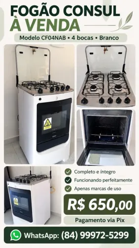 Fogão Consul 4 Bocas