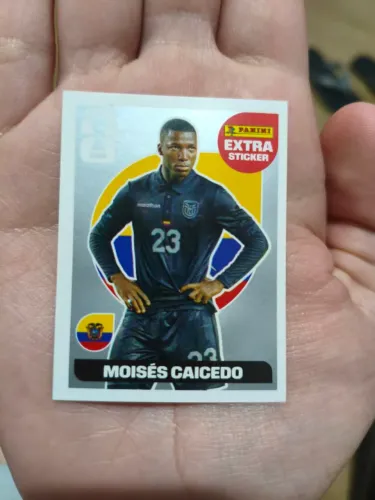 Figurinha Legend Moisés Caicedo Prata