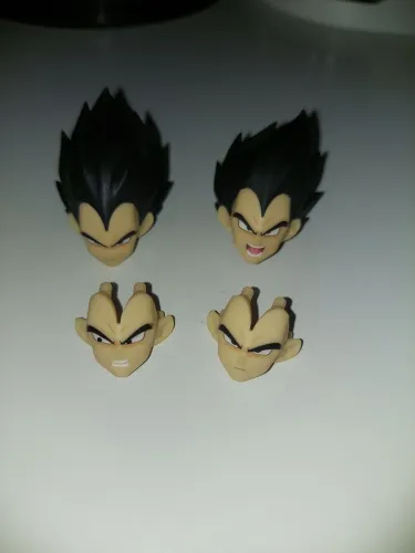 Cabeça Head vegeta normal sh figuarts dragon ball daima SHF vegeta base shfiguarts bandai