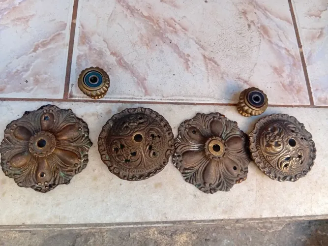 Canoplas para lustres antigos