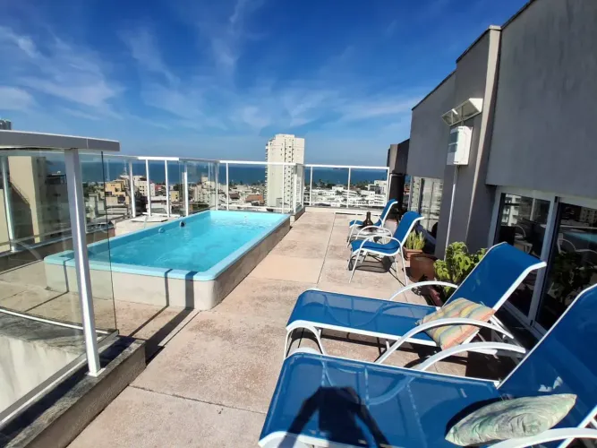 Cobertura com 3 dormitórios para alugar, 235 m² por R$ 9.000/mês - Enseada - Guarujá/SP