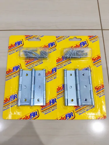 Dobradiças Solufer 3 Polegadas - Novas e Lacradas