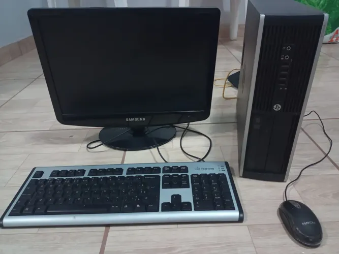 CPU Hp/tela 17 polegadas Samsung teclado e mouse