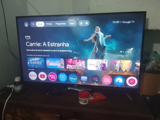 Tv smart 32 nova 3 semanas de uso
