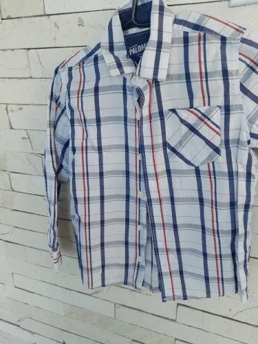 Camisa Manga Longa Xadrez Infantil