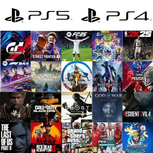 Vendo jogos para ps4 e ps5
