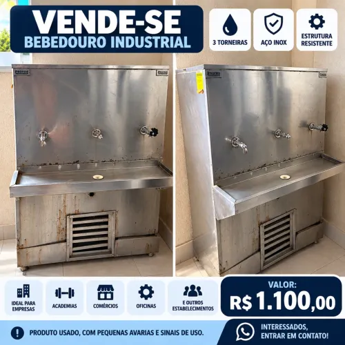 Bebedouro industrial 