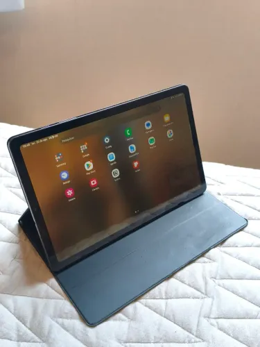 Tablet Samsung Tab S6 Lite, excelente estado com S Pen, carregador capinha original e caix