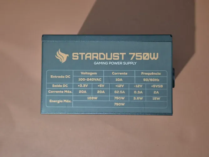 Fonte ATX 750W full modular Stardust