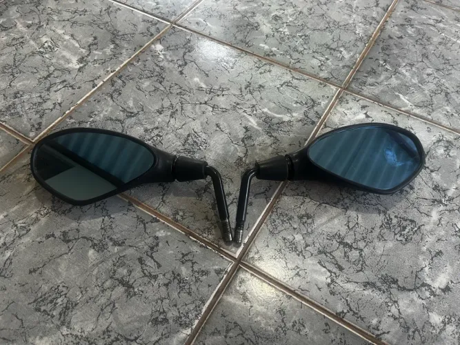 Retrovisor F800 lente azul 