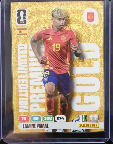 Card Adrenalyn LIMITED EDITION PREMIUM GOLD
