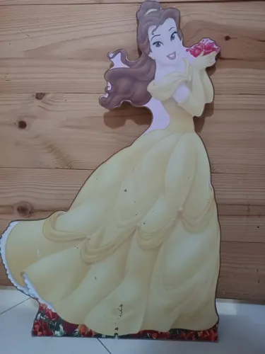 Display MDF Bela e a Fera - Decorativo para Vitrine e Festa Infantil