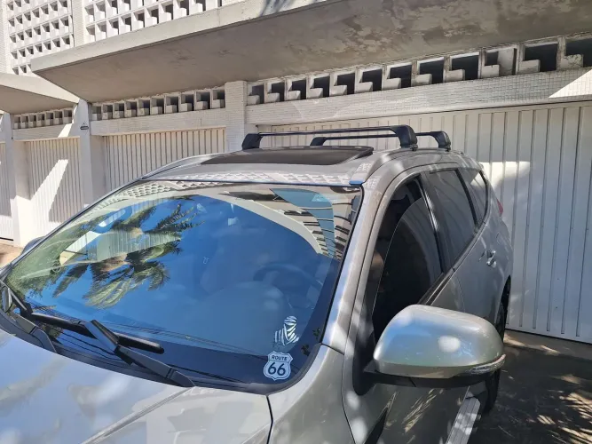 RACK DE TETO PARA PAJERO SPORT 20 a 25 MARCA KIUSSI ITALIANO DE ALUMINIO PRETO