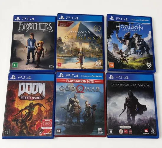 Jogos de PS4 - MÍDIA FÍSICA