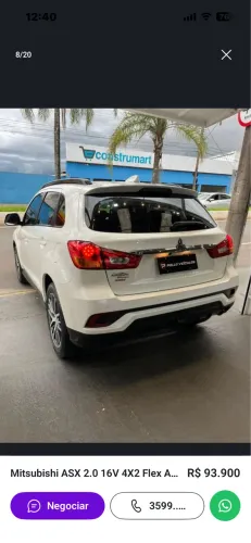 Mitsubishi ASX 2.0 16V 4X2 Flex Aut. 2019