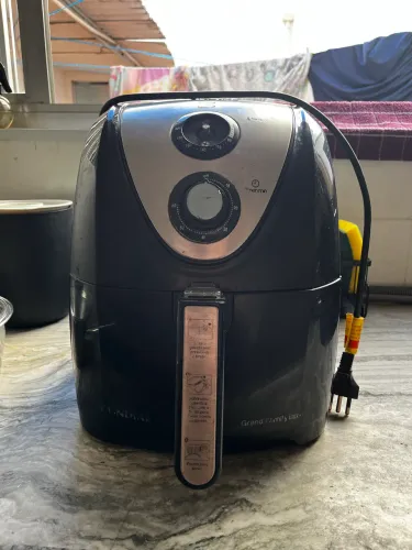 air fryer Mondial Grand Family Inox usada