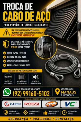 Manutenção de Portão Basculante e Deslizante 