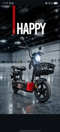Bicicleta Elétrica Happy 500W - Nova | Pronta Entrega