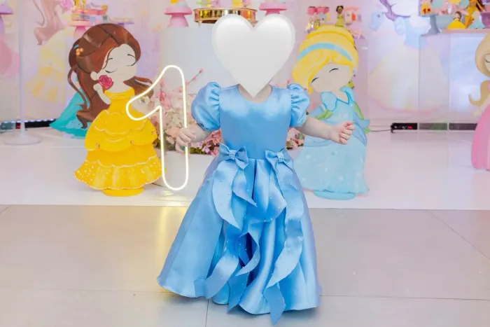 Vestido de festa infantil 