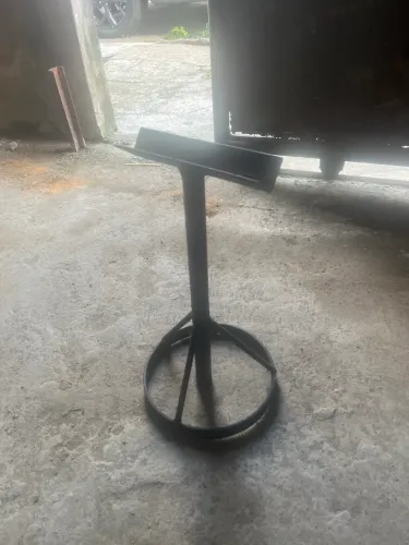 Cavalete Suporte para barra - Aceito cartão 