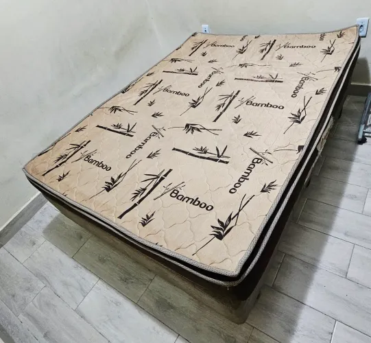 Cama casal colchão dupla face