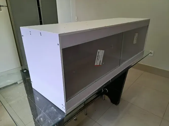 Terrário em PVC expandido - 120x36x40cm