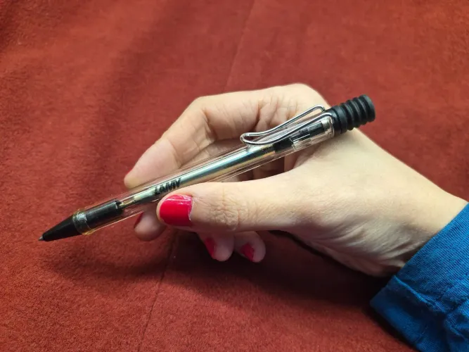 LAMY ORIGINAL Caneta Rollerball Lamy Safari M Transparente