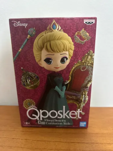 Elsa Frozen QPosket Figure Boneca Bandai Original Lacrado