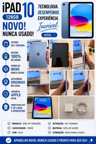 VENDO IPAD A16 - (82) 98108 -7434