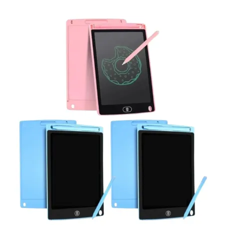 Kit 3 Lousas Mágica Tablet Infantil Grande 12 Polegadas 