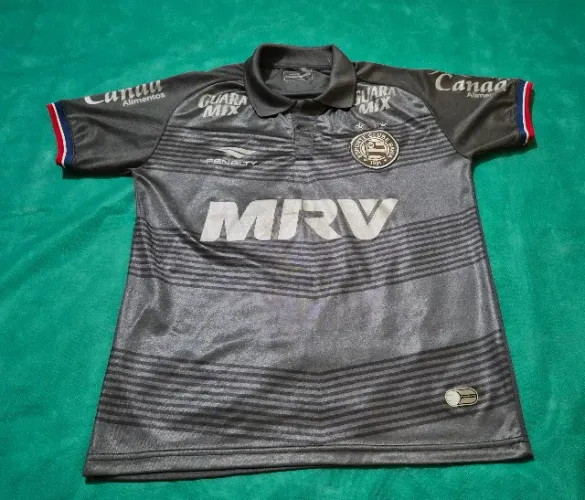 camisa 3 do bahia modelo 2015 penalty cinza rara